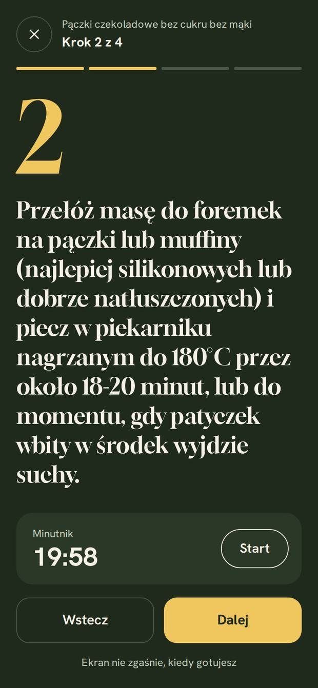 Tryb gotowania krok po kroku